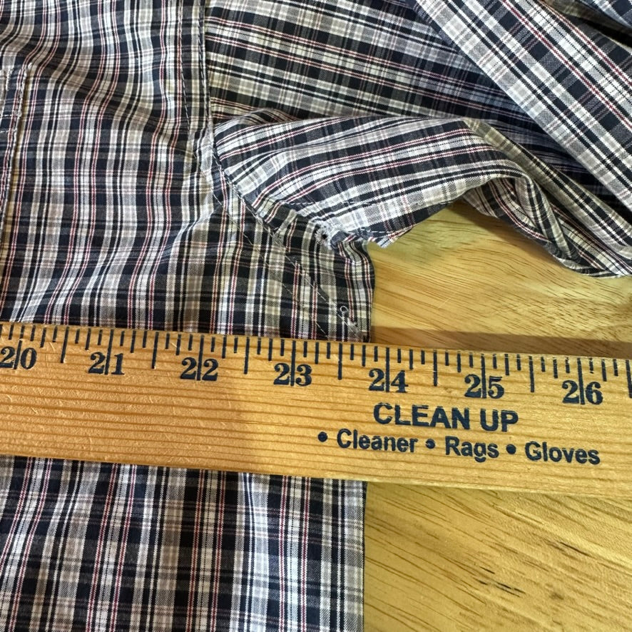 Ariat Pro Shirt Mens Large Button Down plaid Western Cowboy Rodeo long sleeve