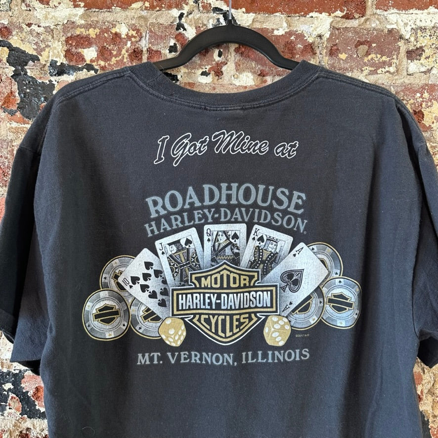 Harley Davidson T Shirt Mens Large Tall Short Sleeve