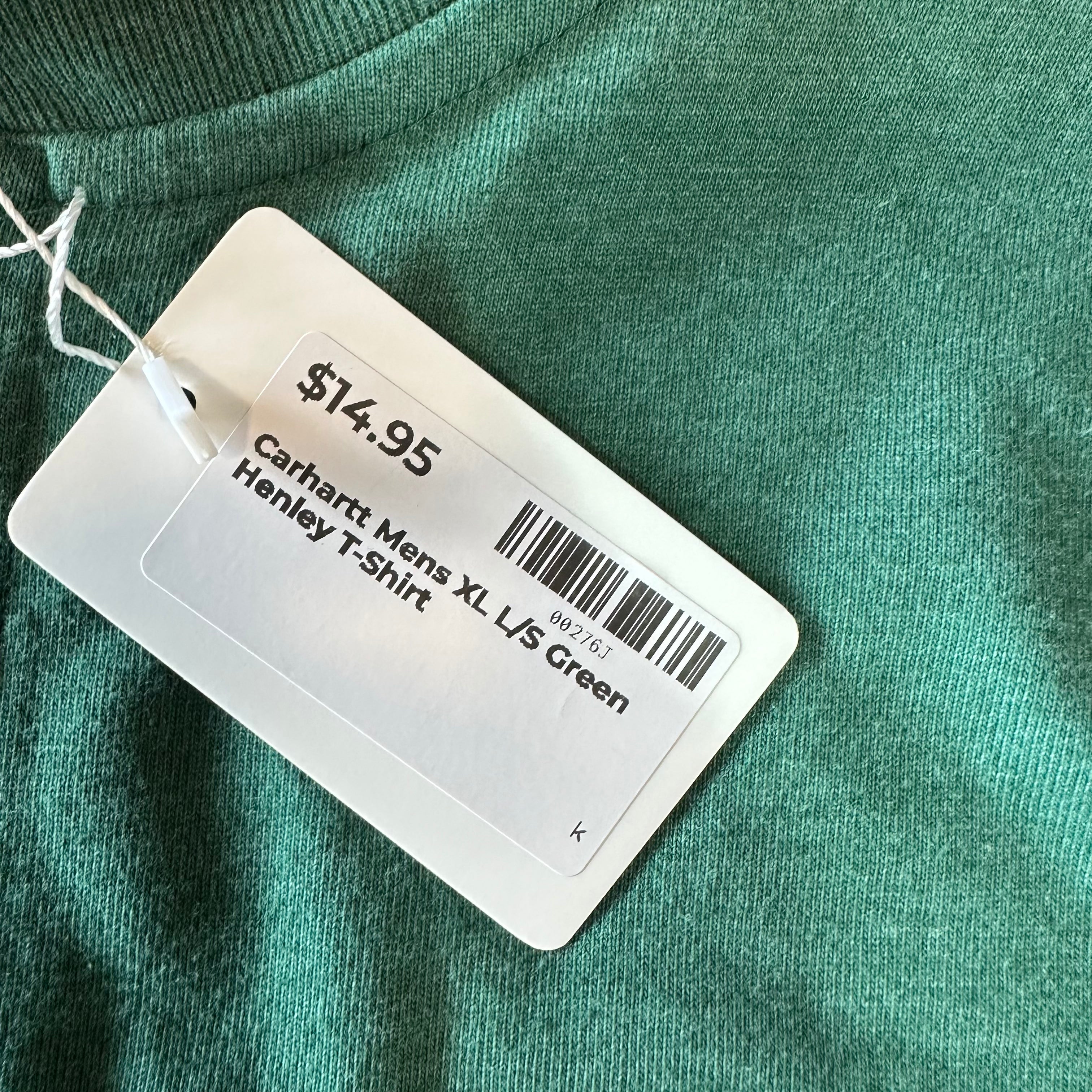 Carhartt Men's XL L/S Henley T-Shirt