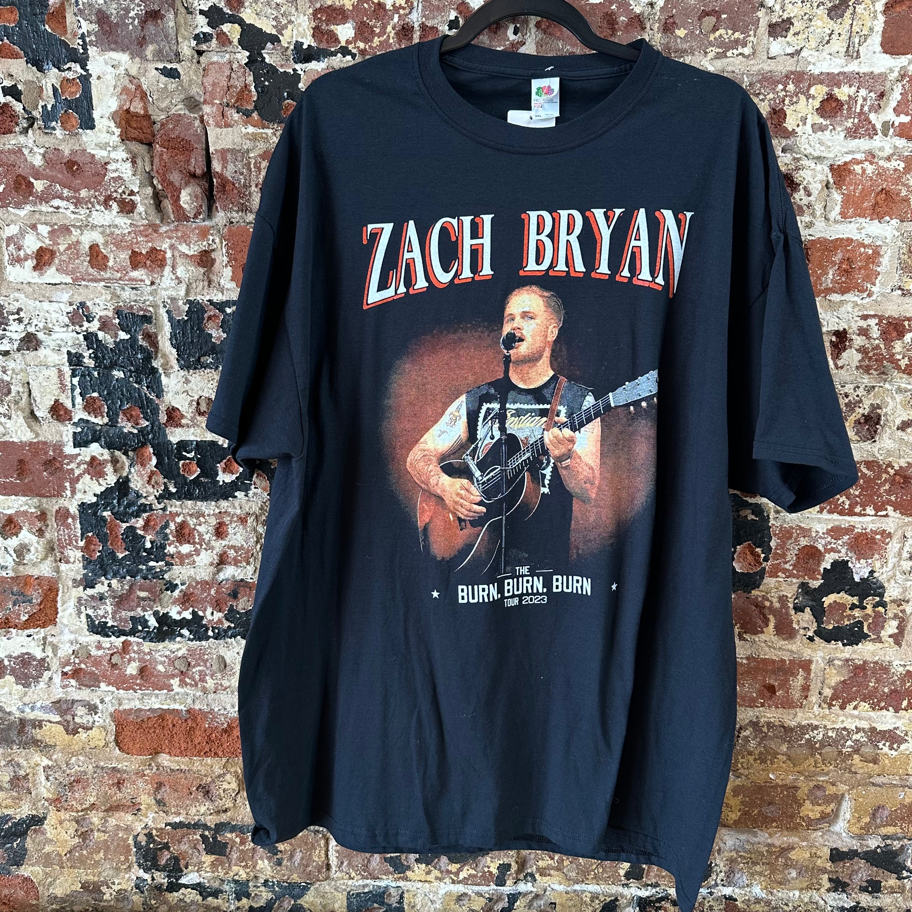 Zach Bryan S/S Black T-Shirt Men's 2XL