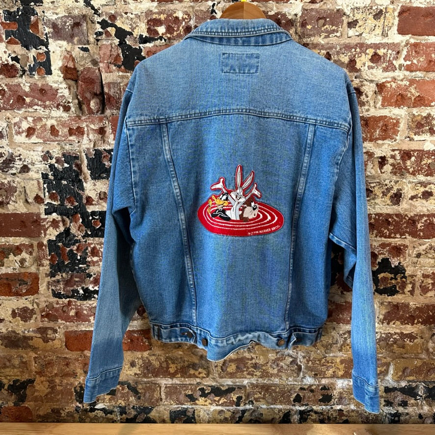 VTG Rustler Looney Tunes Medium Jean Jacket