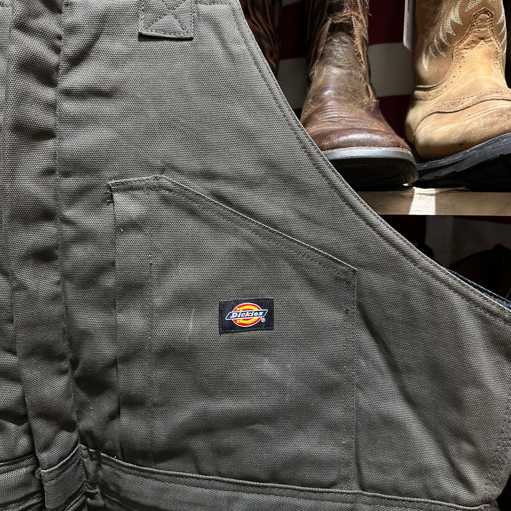 Dickies Mens 3XL Brown Bibs