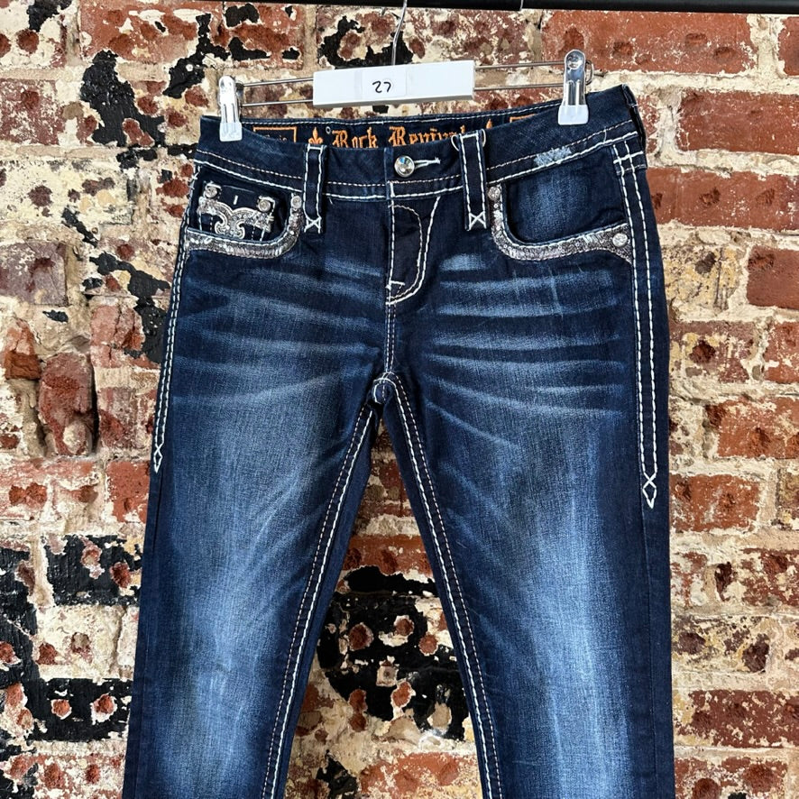Rock Revival Skinny Jeans Womens 27