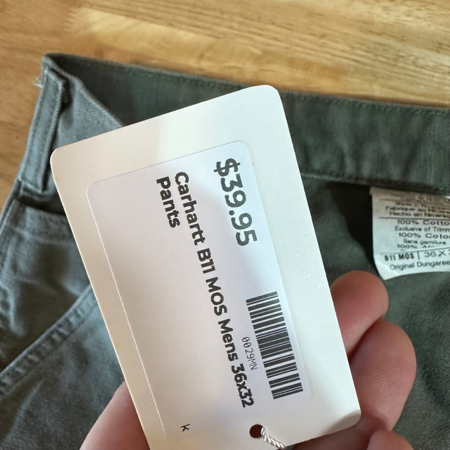 Carhartt B11 MOS Mens 36x32 Pants