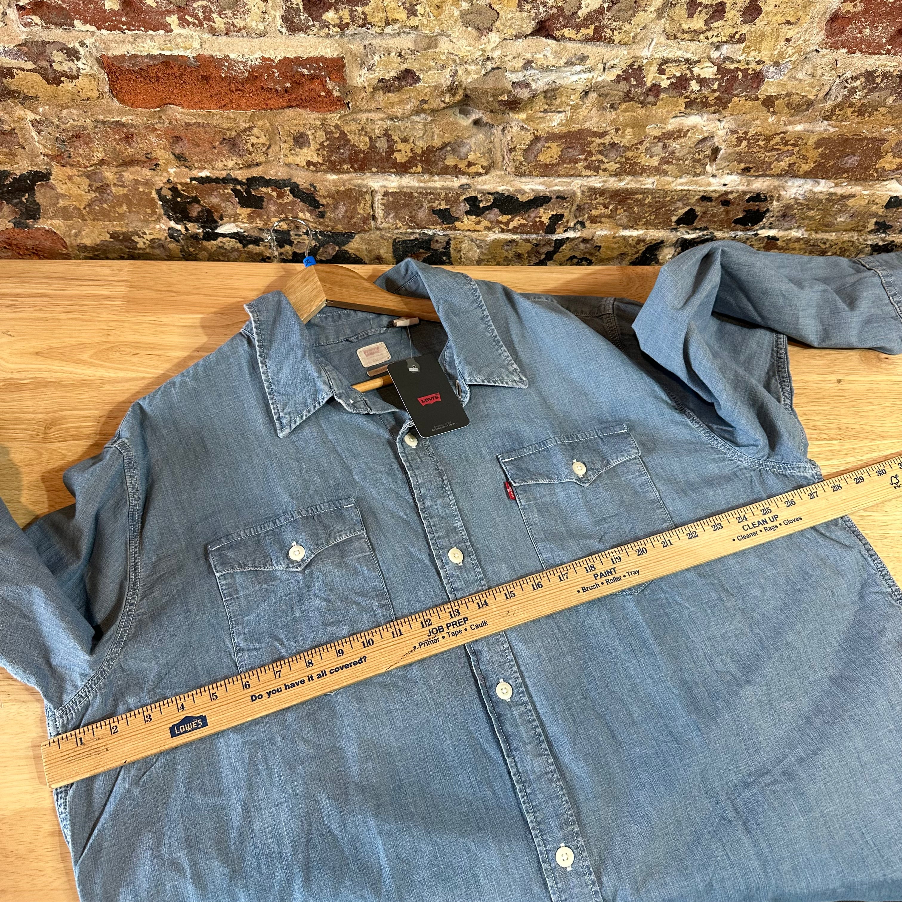 Levi's Mens 2XL Long Sleeve Button Up NEW