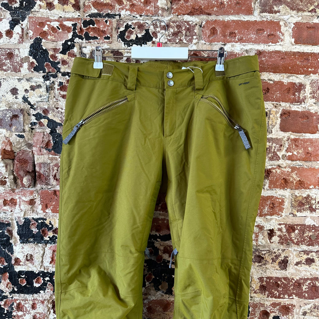 North Face Snow Pants Womens Large Ski Snowboard Insulated Winter Green