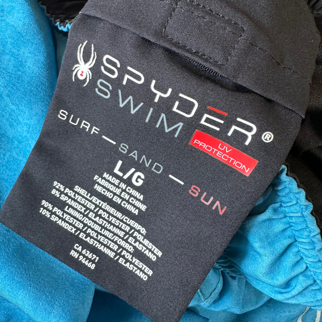 Spyder Blue Shorts Mens Large