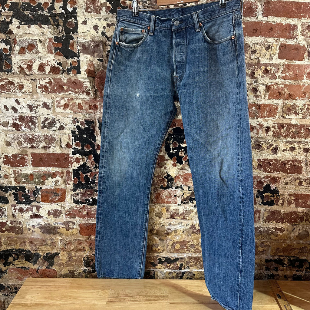 Levis 501 Mens 34x34 Blue Jeans