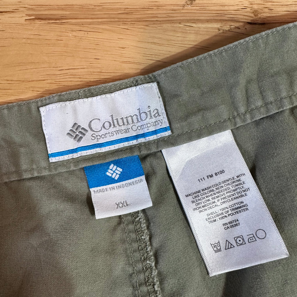 Columbia PFG Mens 2XL Green Shorts