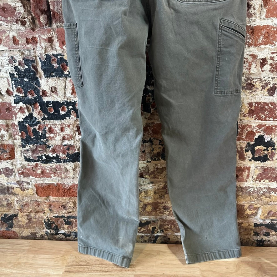 Carhartt Mens 38x34 Green Double Knee Pants
