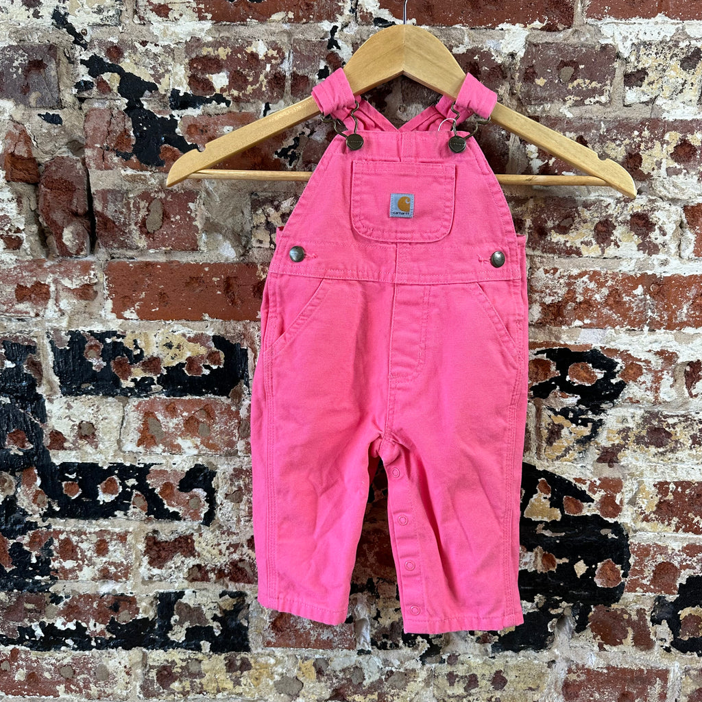 Carhartt Girls 6M Pink Bibs