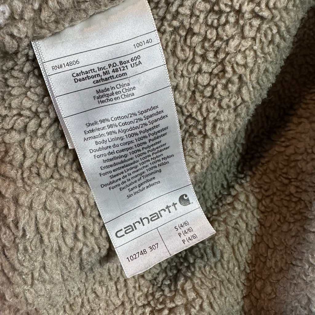 Carhartt Womens Small Green Jacket