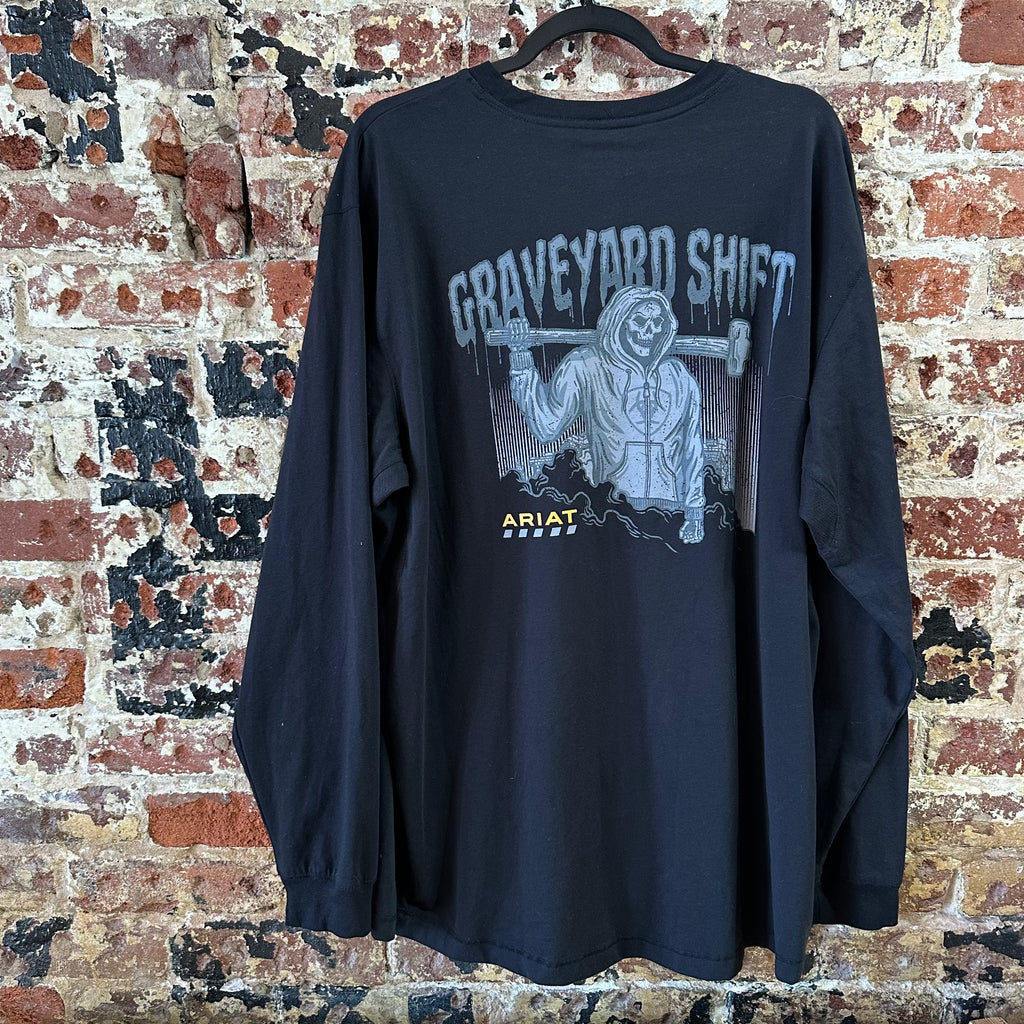 Ariat Rebar Men's XL L/S Graveyard T-Shirt