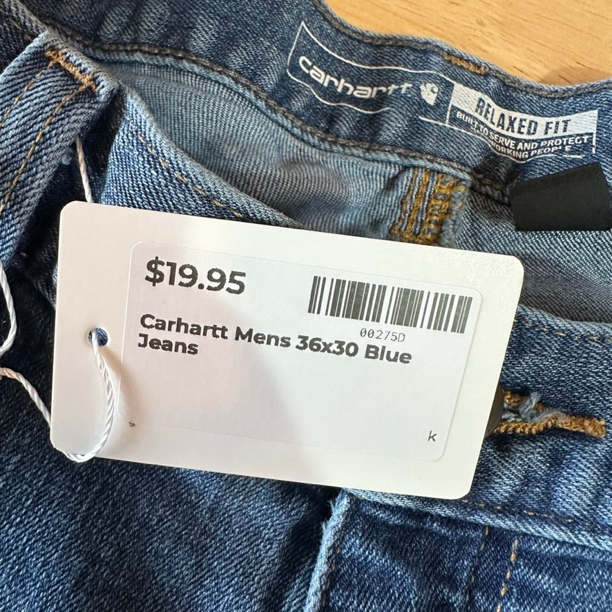 Carhartt Mens 36x30 Jeans