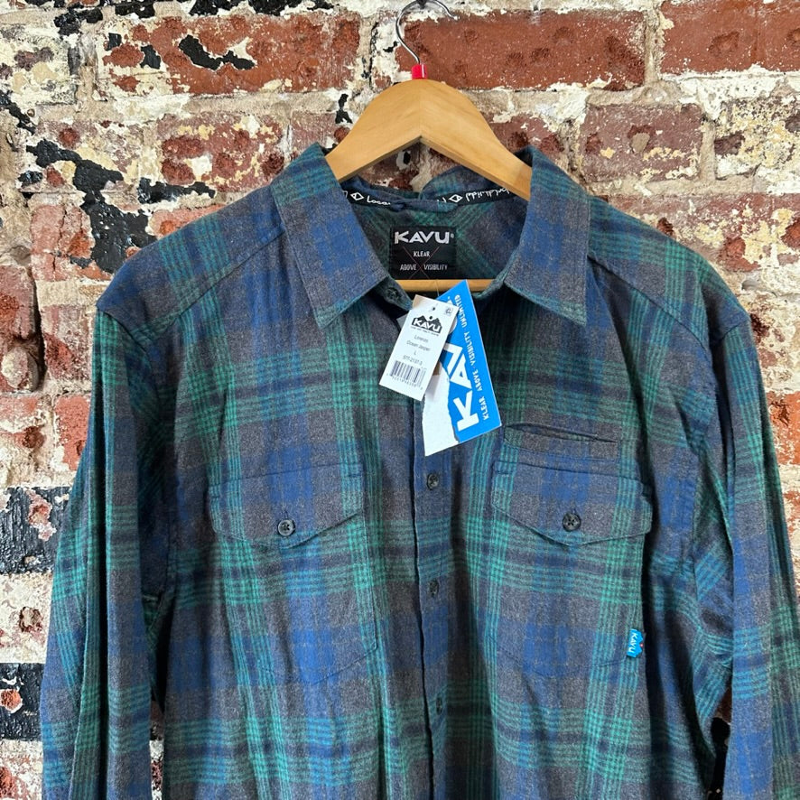 Kavu Men's Large Button Flannel Shirt NEW