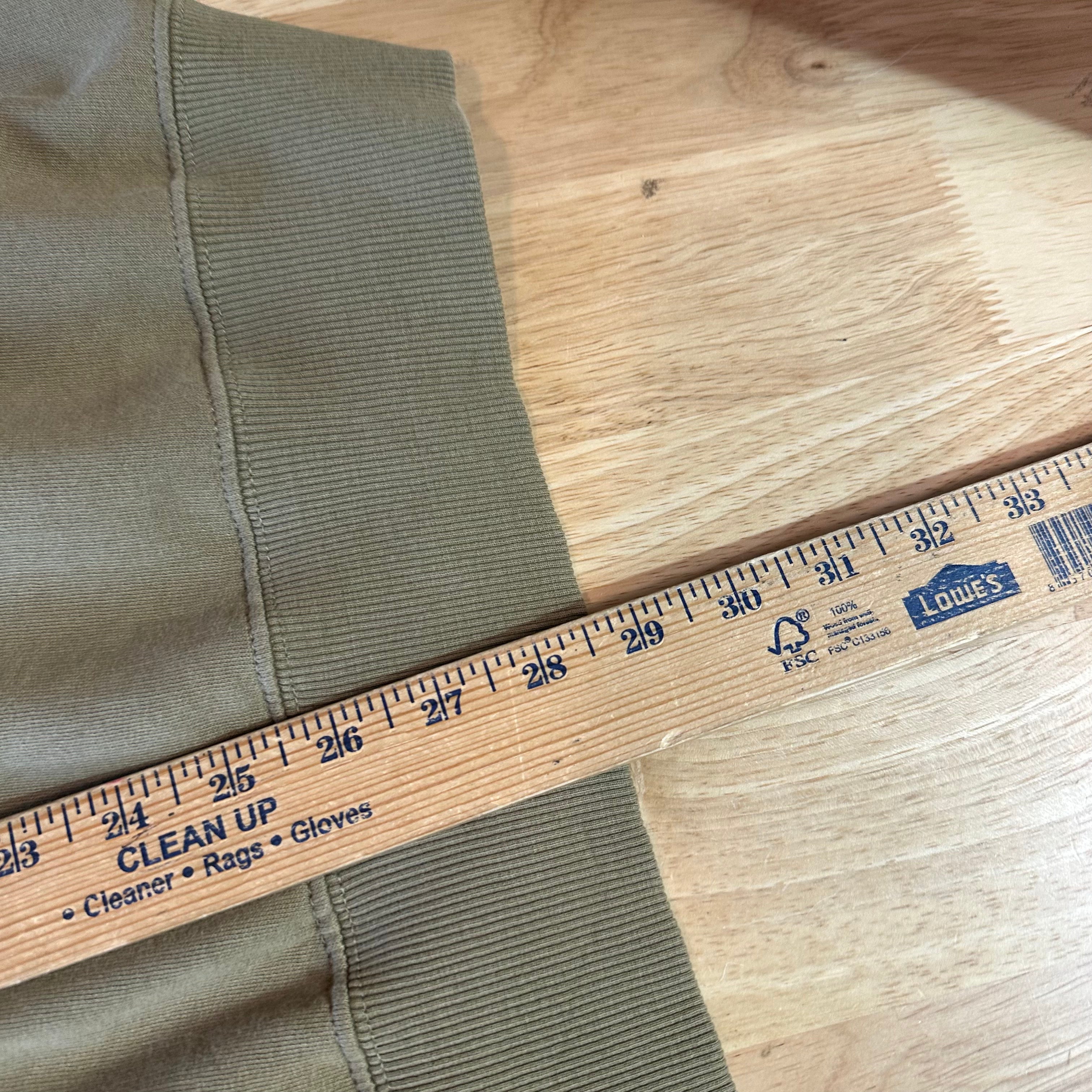 Carhartt Men's Large Green Zip Up Hoodie