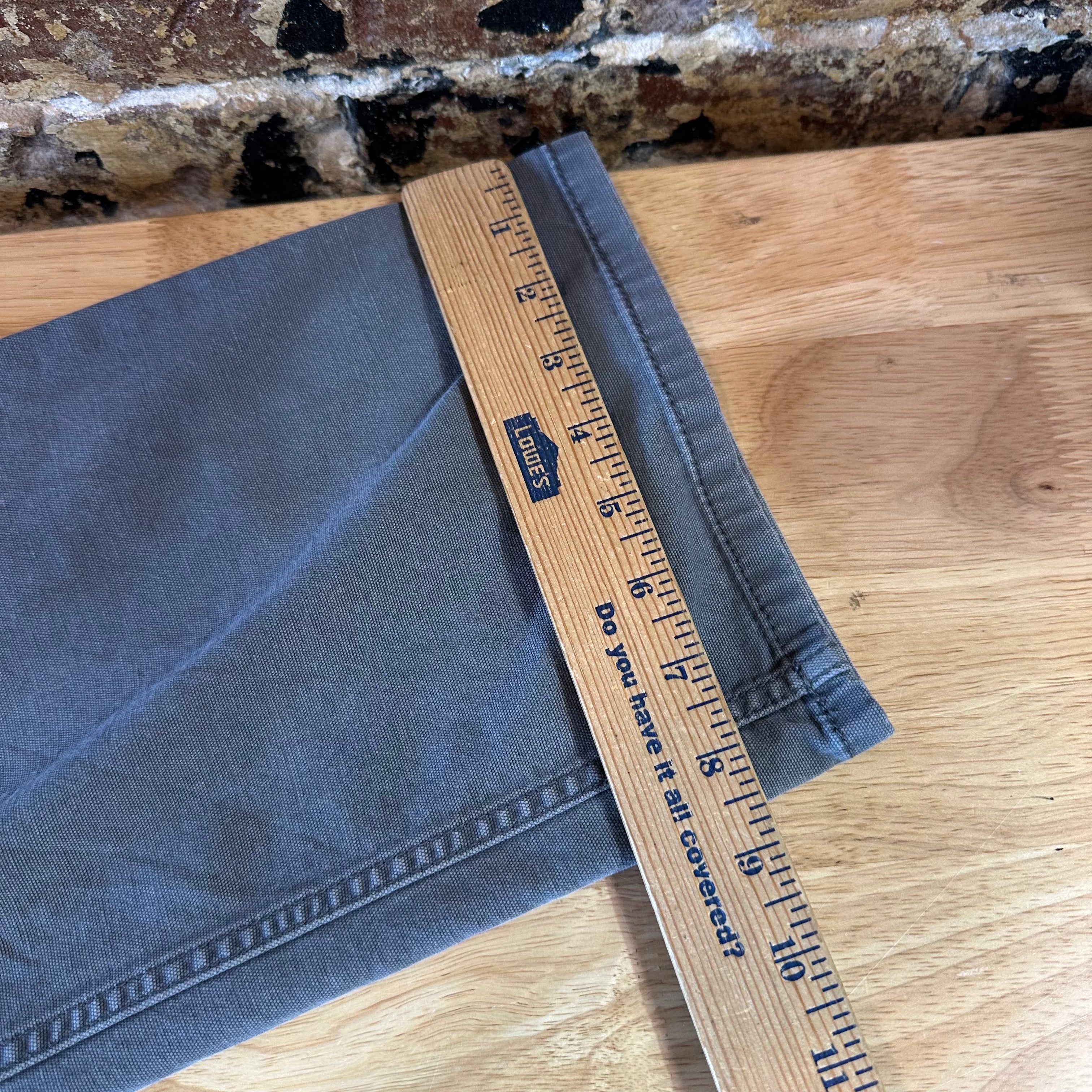Carhartt Mens 38x34 Gray Pants