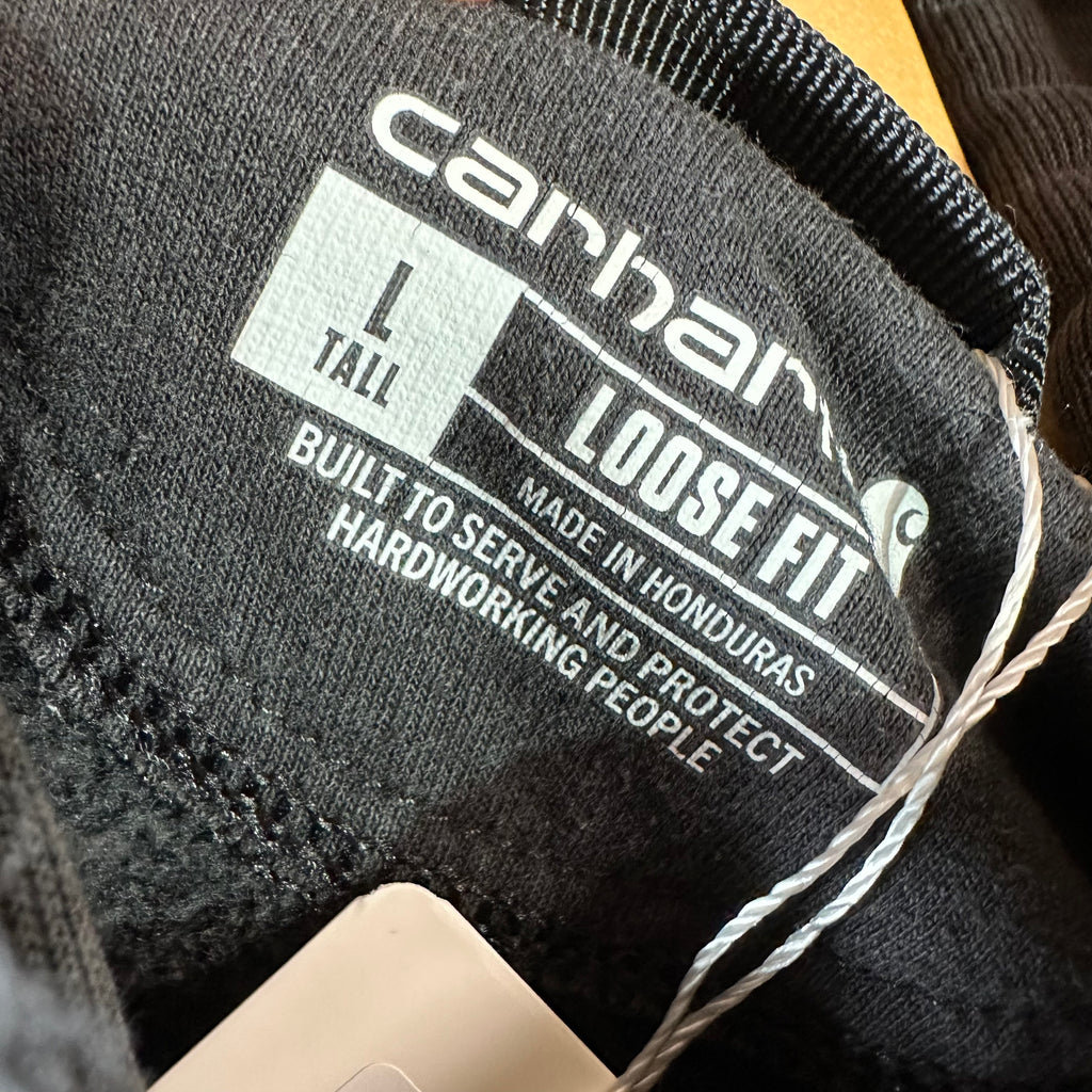 Carhartt Men's Large Tall Black Hoodie