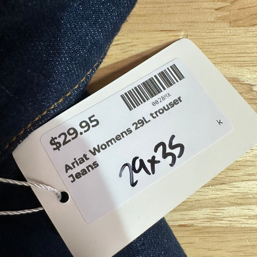Ariat Perfect Rise Slim Womens 29L Jeans