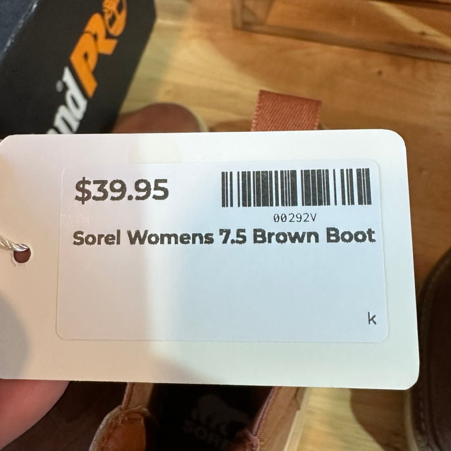 Sorel Brown Boots Woman's 7.5