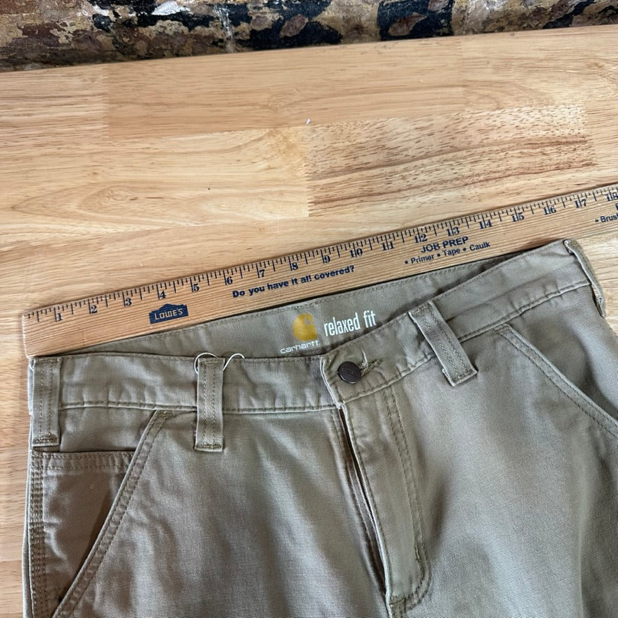 Carhartt Mens 30x30 Tan Pants