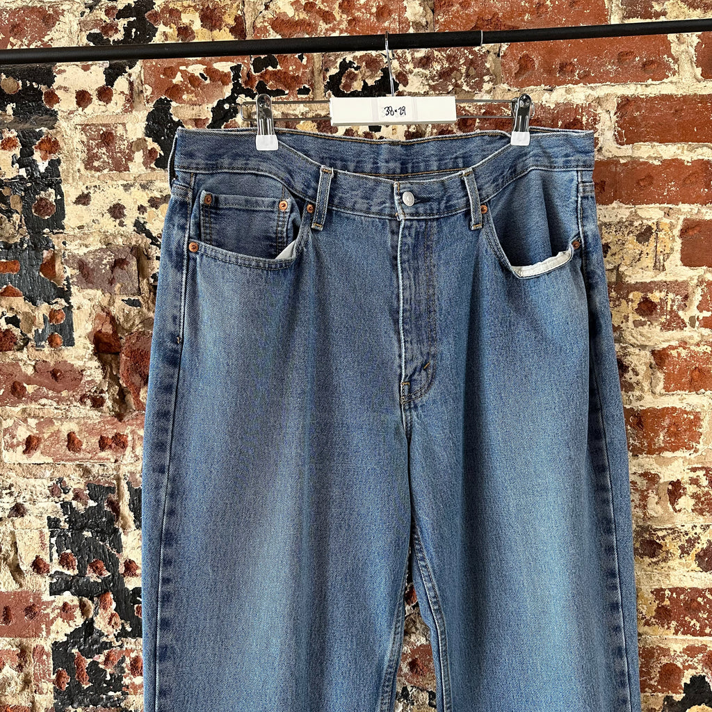 Levi's 550 Mens 38x29 Blue Jeans