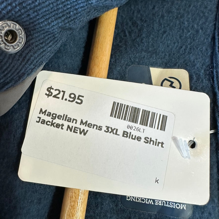 Magellan Men's 3XL Button Up Shirt NEW