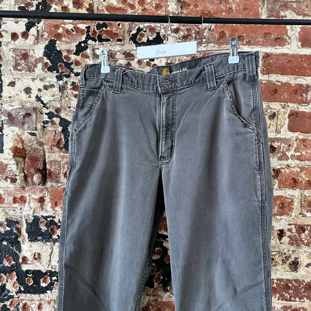Carhartt Mens 34x30 Gray Pants