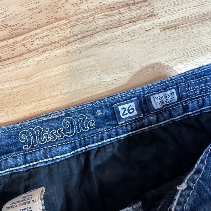 Miss Me Capri Jeans Womens 26