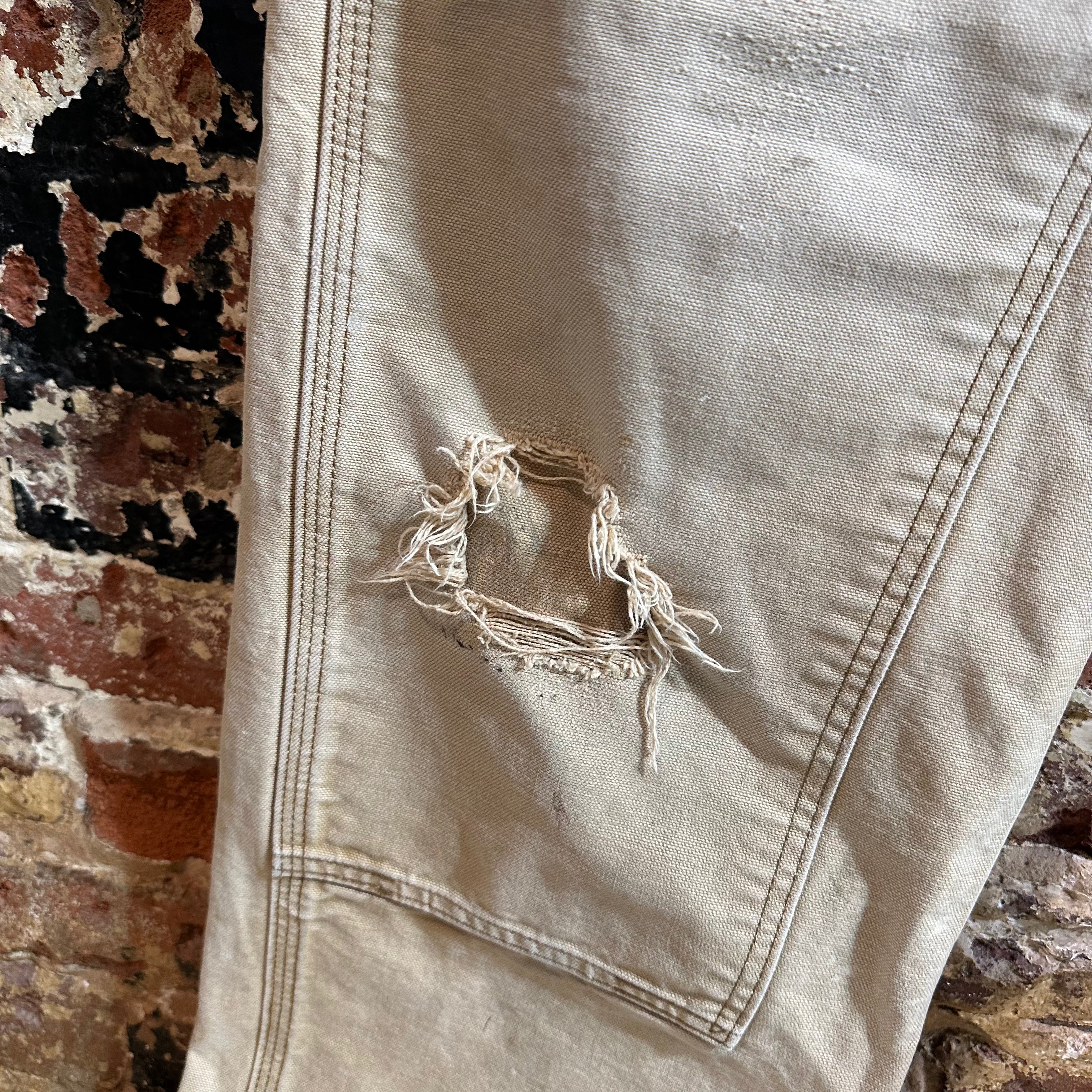 Carhartt B136 BRN Mens 34x34 Double Knee Pants