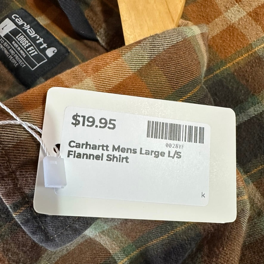 Carhartt Men's Large Flannel Button Shirt