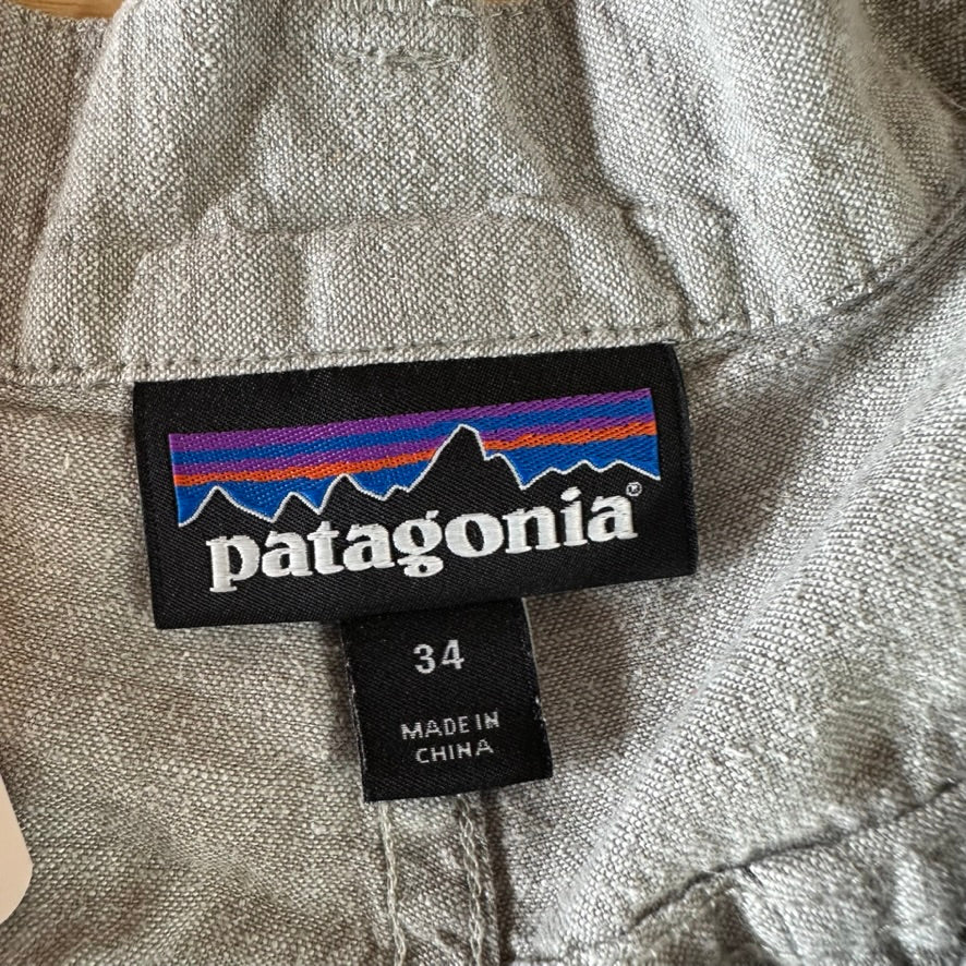 Patagonia Mens 34 Green Shorts