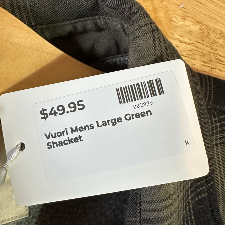 Vuori Men's Large Flannel Button Shirt