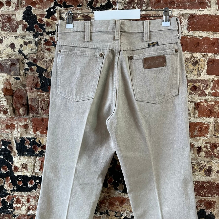 Vintage Wrangler Mens 30x32 Tan Jeans
