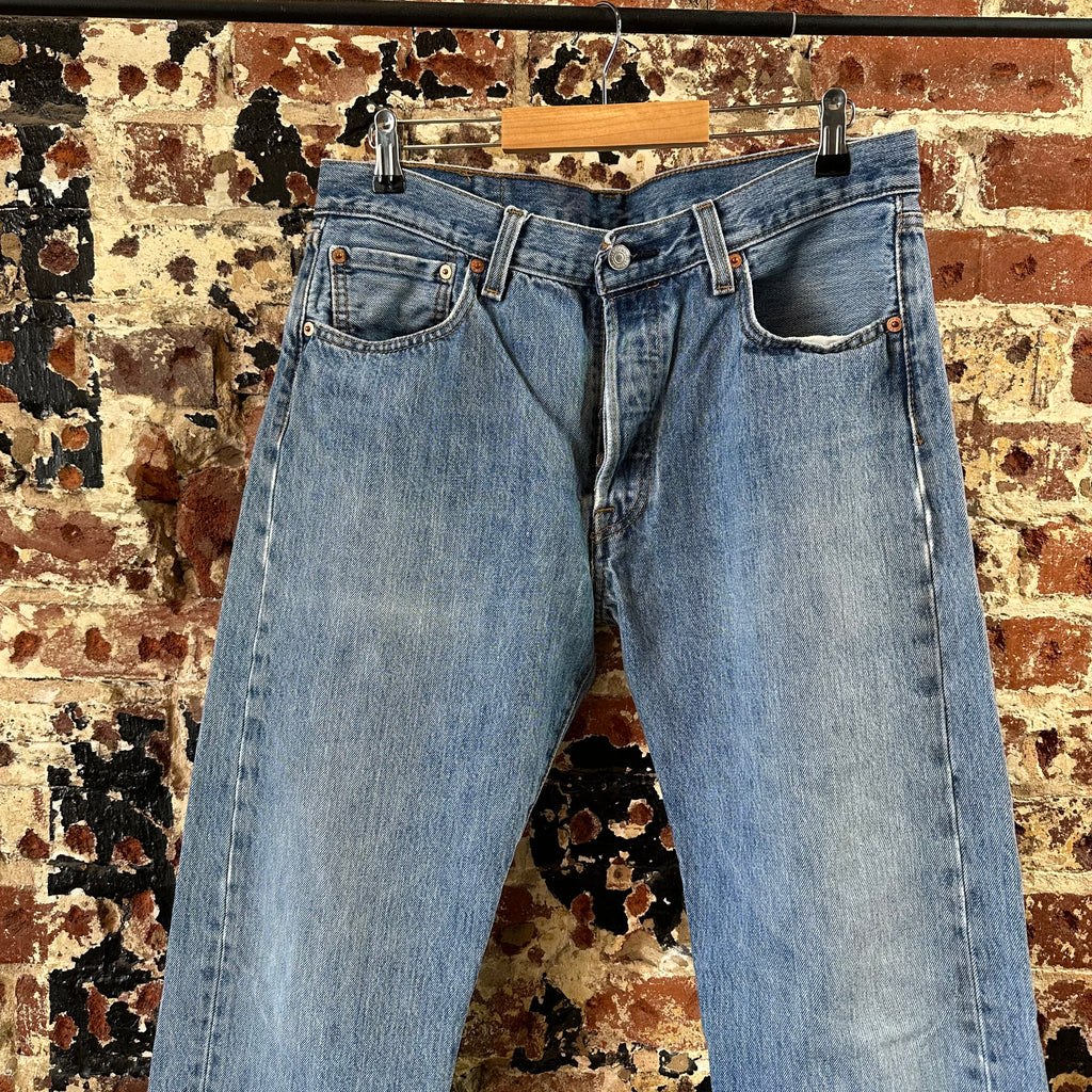 Levi's 501 Mens 34x32 Blue Jeans