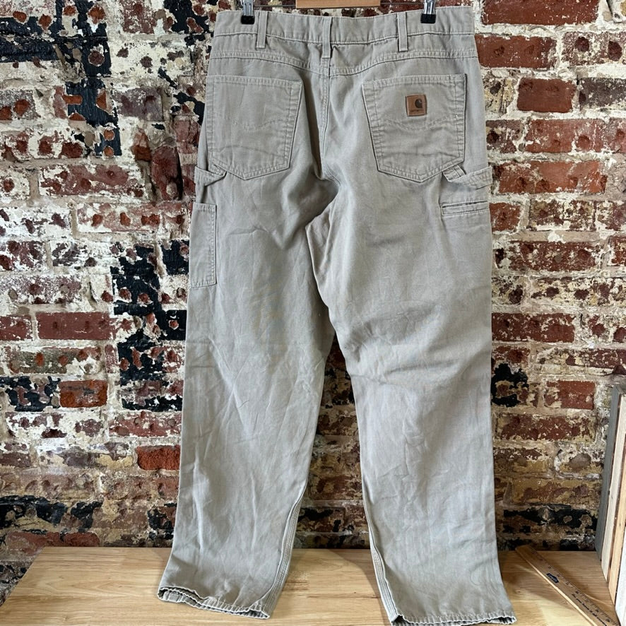 Carhartt Mens 36x36 Tan Pants