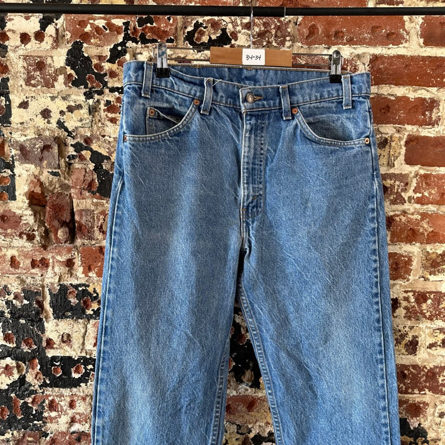 VTG Levis 505 Mens 34x34 Blue Jeans