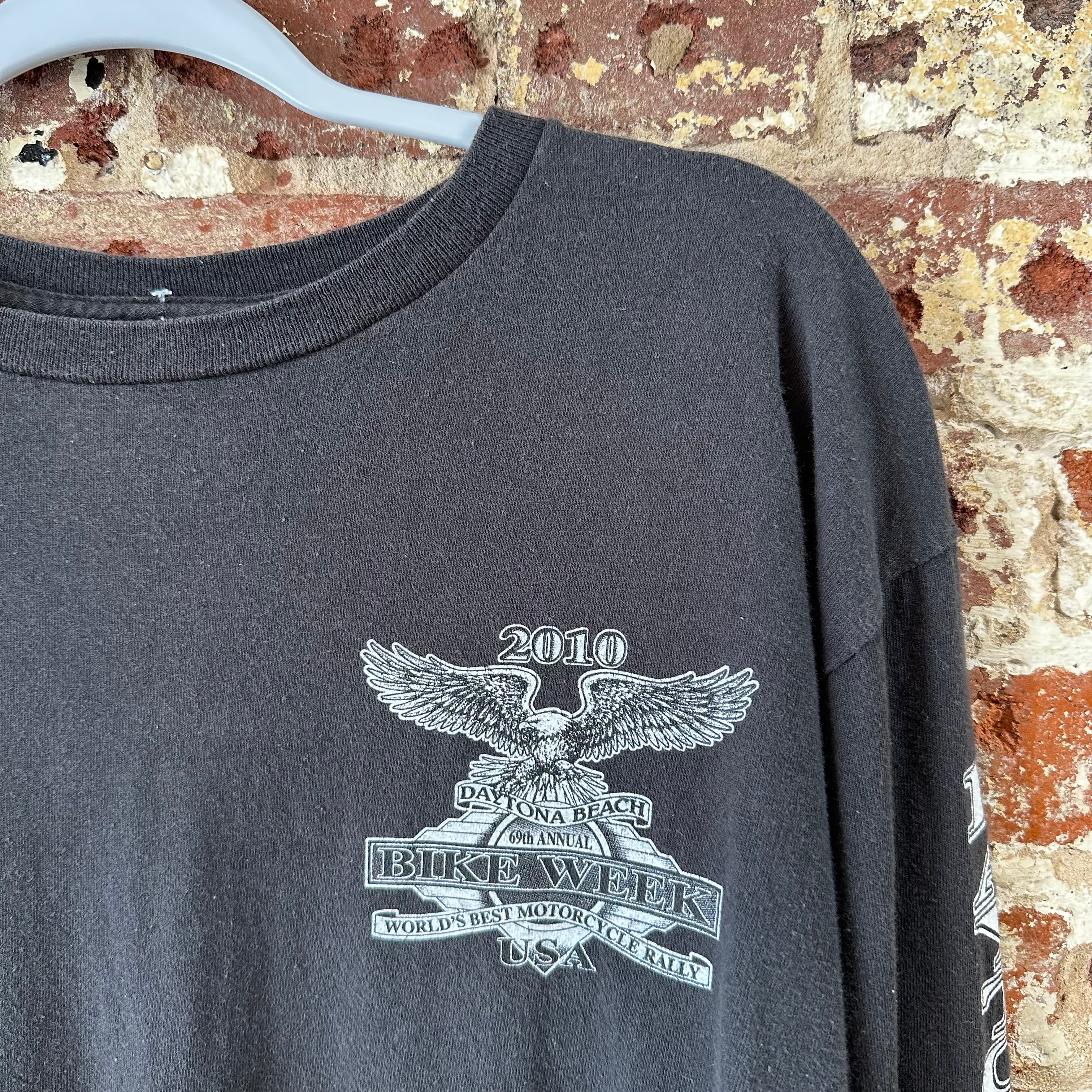 Daytona Large Black L/S T-Shirt