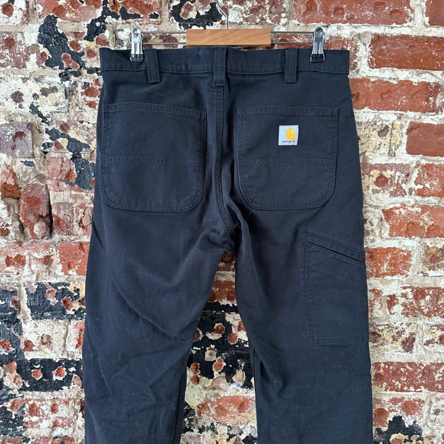 Carhartt Relaxed Fit Pants Mens 32x32 Black Relaxed Straight Workwear