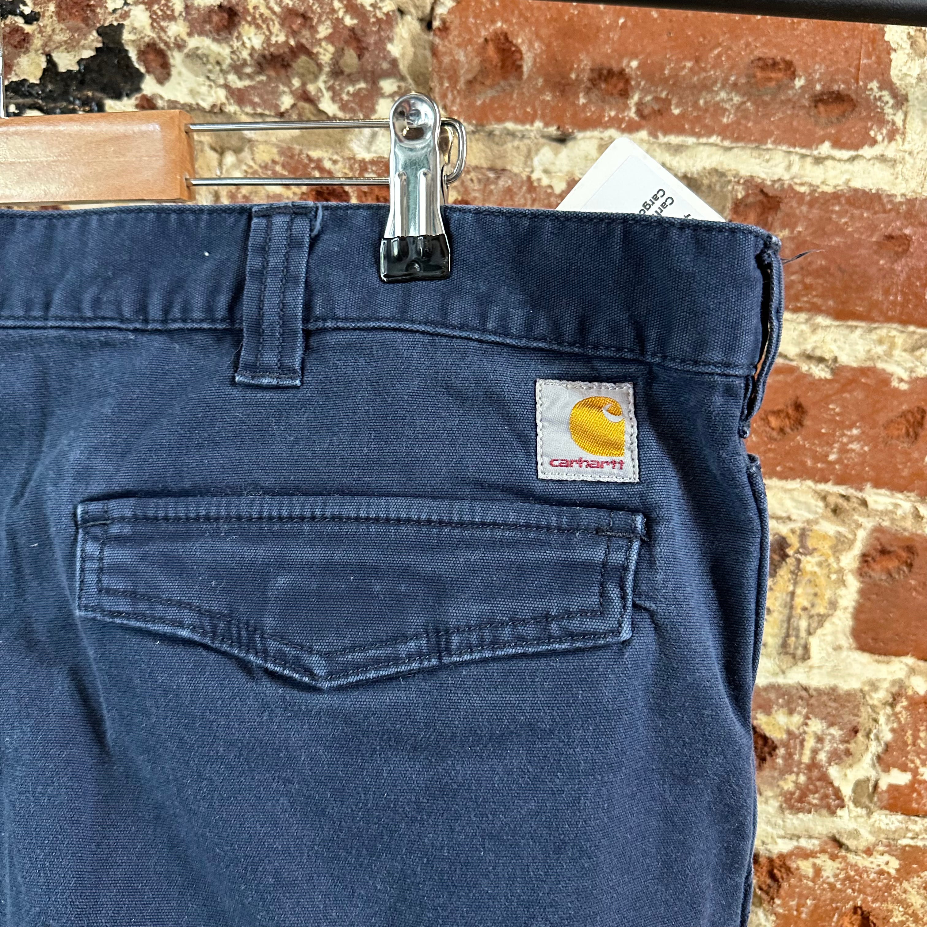 Carhartt Mens 44x32 Blue Pants