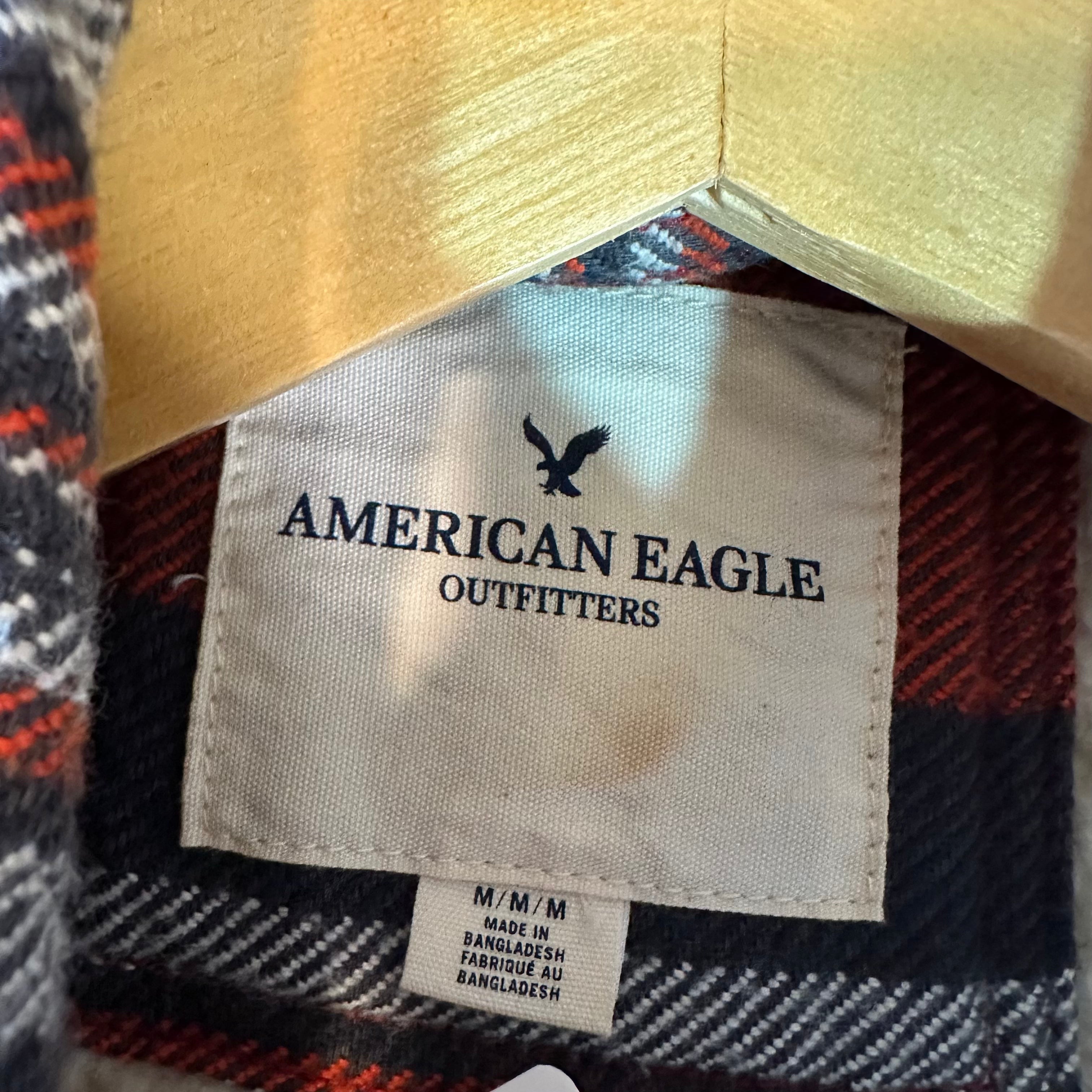 American Eagle Button Up Shirt Mens Medium