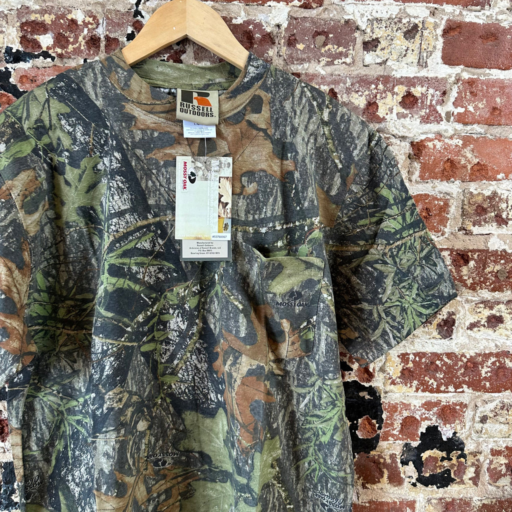 Russell Large S/S Camo T-Shirt NEW