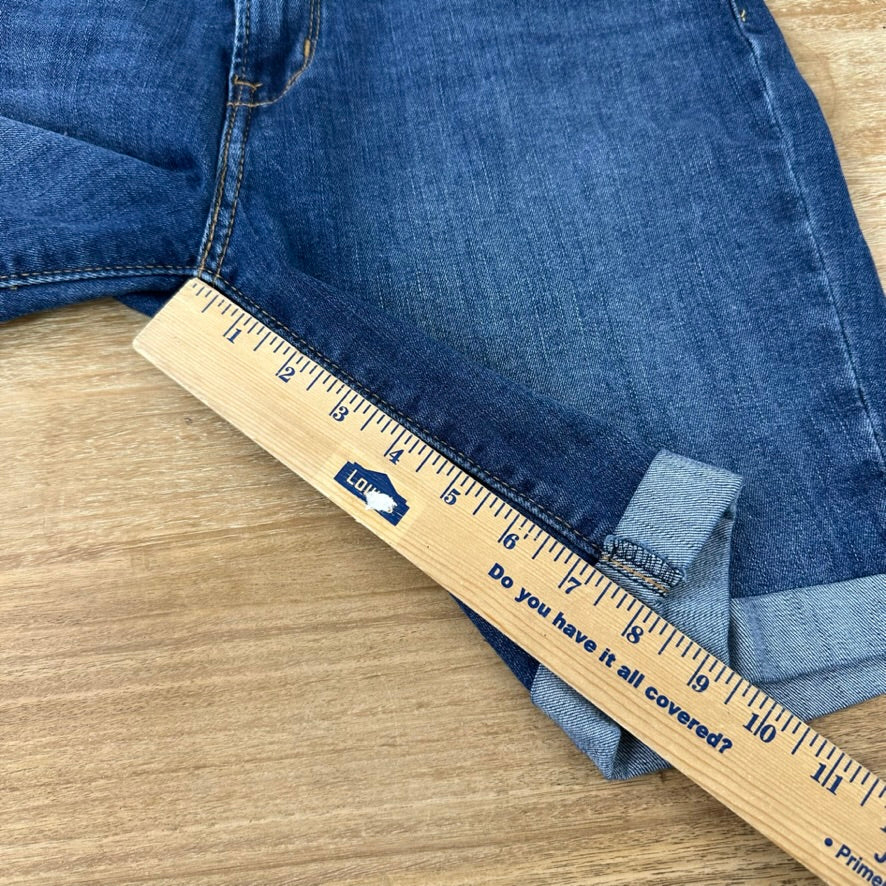 Levi's Cut Off Denim Blue Jean Shorts Womens 8/29 Distressed - 31x8"