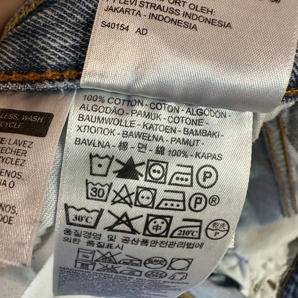 Levi's 501 Mens 38x32 Blue Jeans