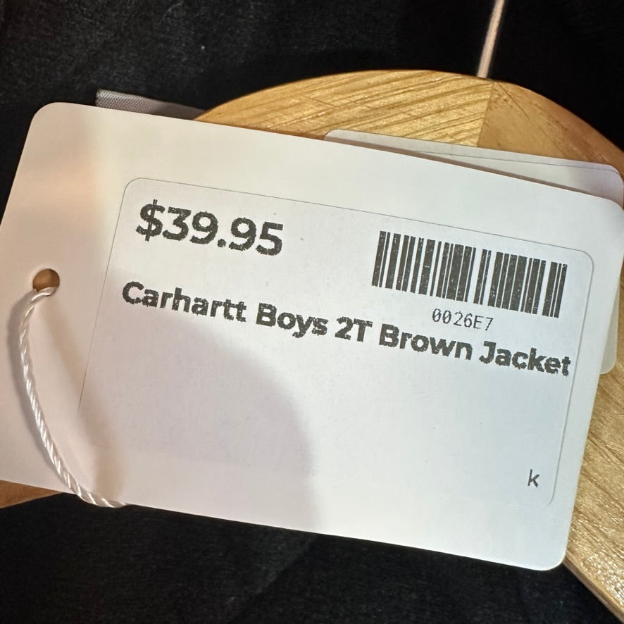 Carhartt Boys 2T Brown Jacket