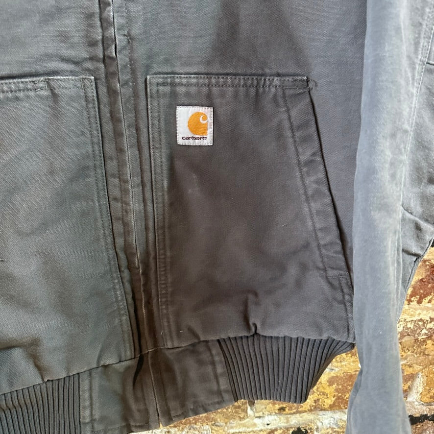 Carhartt J130 Mens Medium Gray Jacket