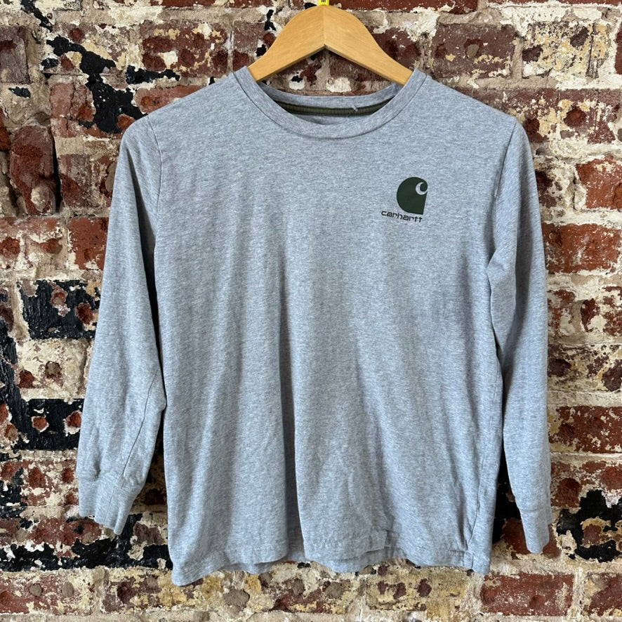 Carhartt Long Sleeve Gray T-Shirt Boys Medium