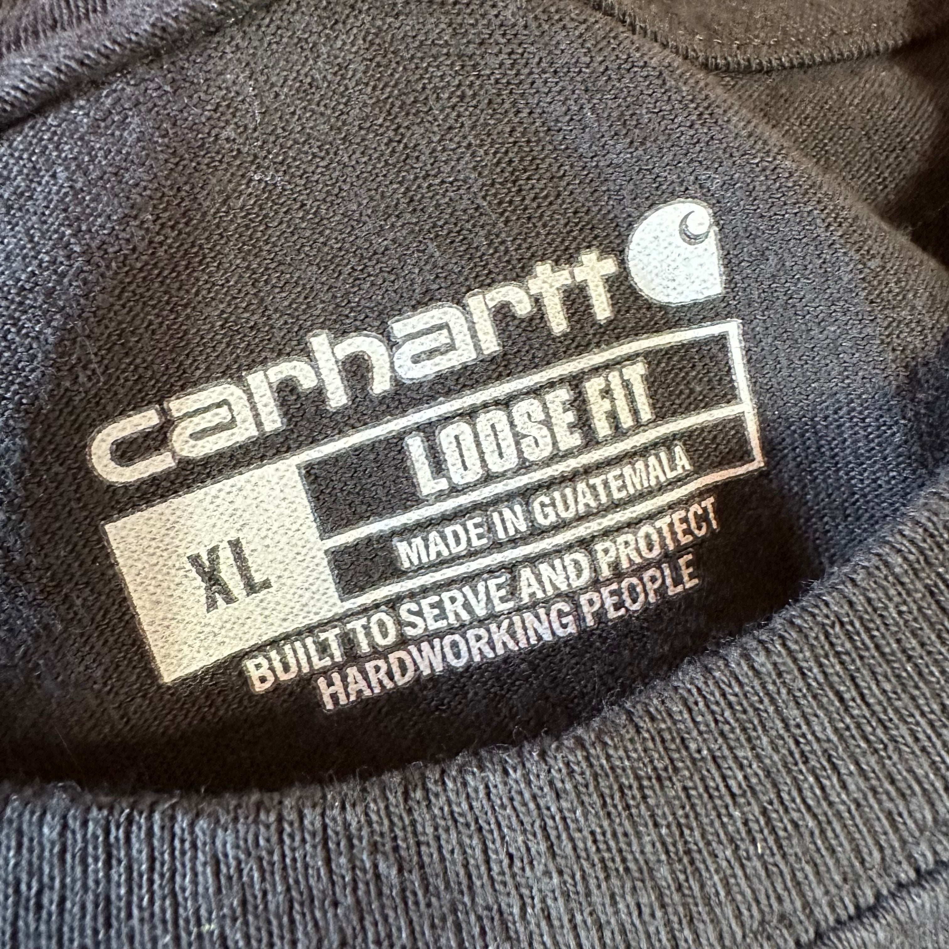 Carhartt T Shirt Mens XL Short Sleeve BLK Black T-Shirt