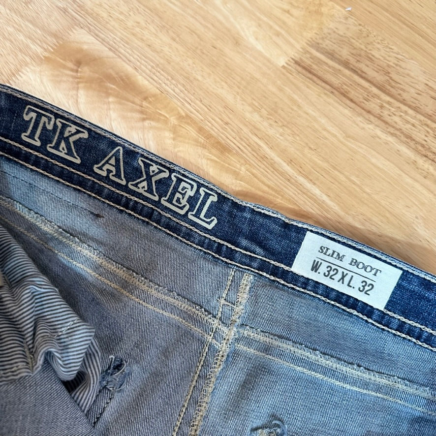 TK Axel Mens 32x32 Slim Boot Jeans