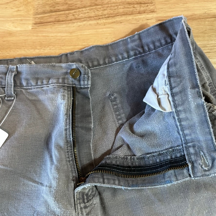 Carhartt Mens 34x32 Gray Pants